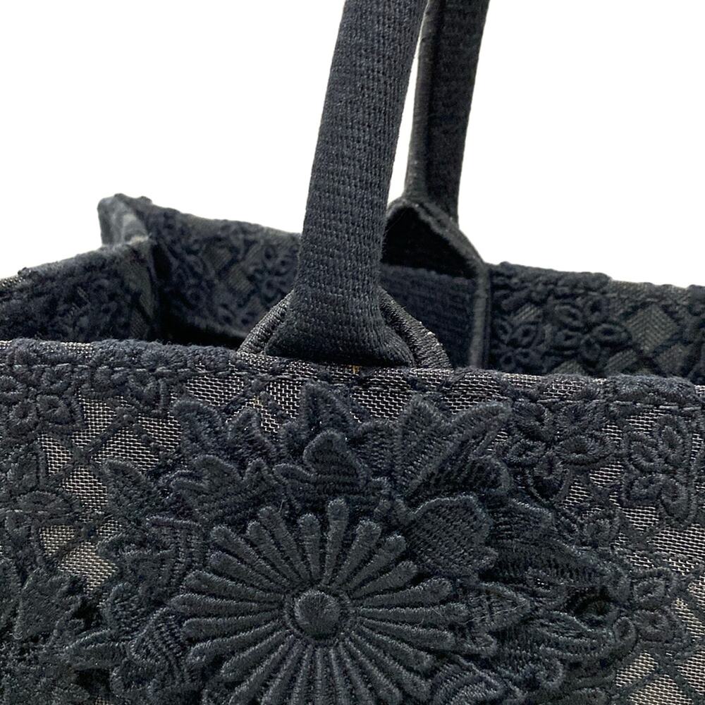 Christian Dior Book Tote Medium Bag / Old Small Tote Bag M1296ZEAX_M911 Black - Picture 15 of 15